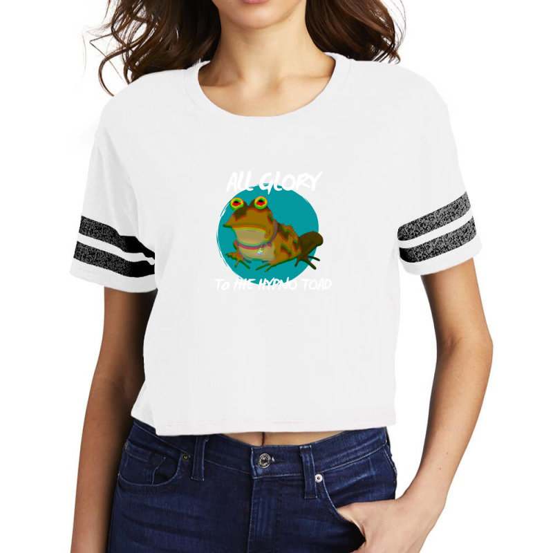 All Glory To The Hypno Toad Version 2 Scorecard Crop Tee by SheilaAntoinette | Artistshot