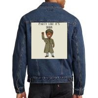 Jamaican Inspector Man Chibi Poster 70s Men Denim Jacket | Artistshot