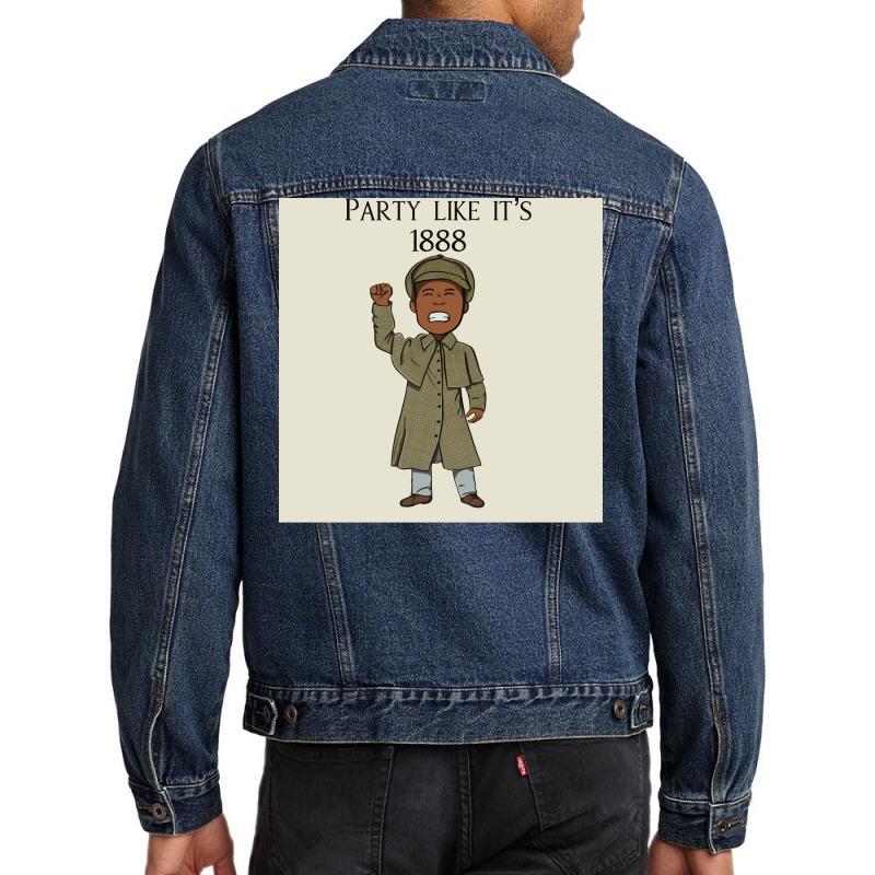 Jamaican Inspector Man Chibi Poster 70s Men Denim Jacket by ferrarperishc | Artistshot