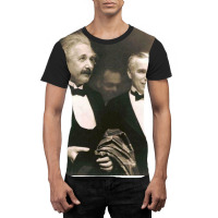 Elbert Einstein N Charlie Chaplin Graphic T-shirt | Artistshot