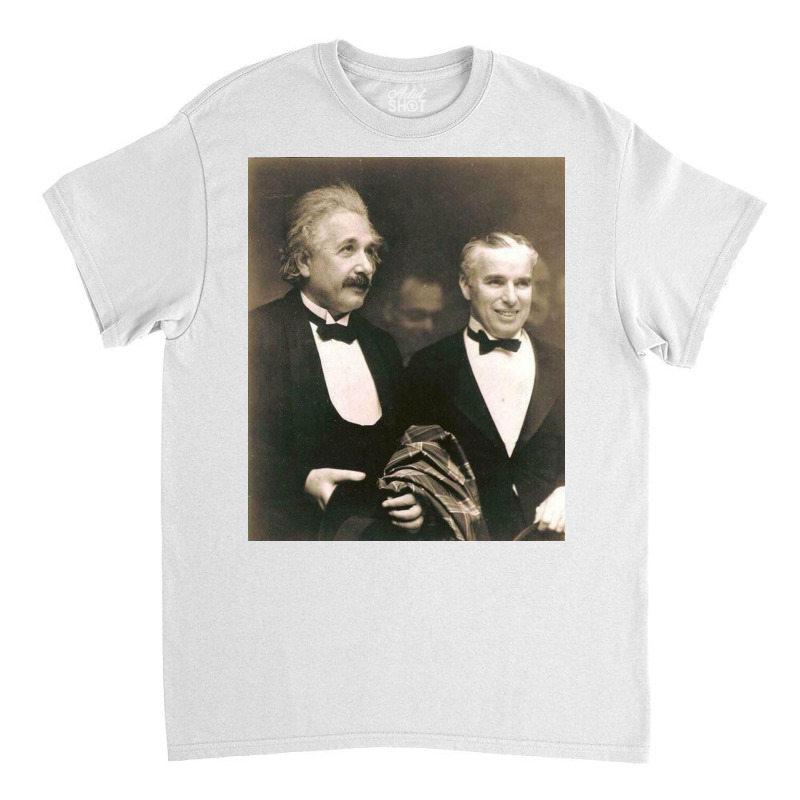 Elbert Einstein N Charlie Chaplin Classic T-shirt by ahseenbill | Artistshot