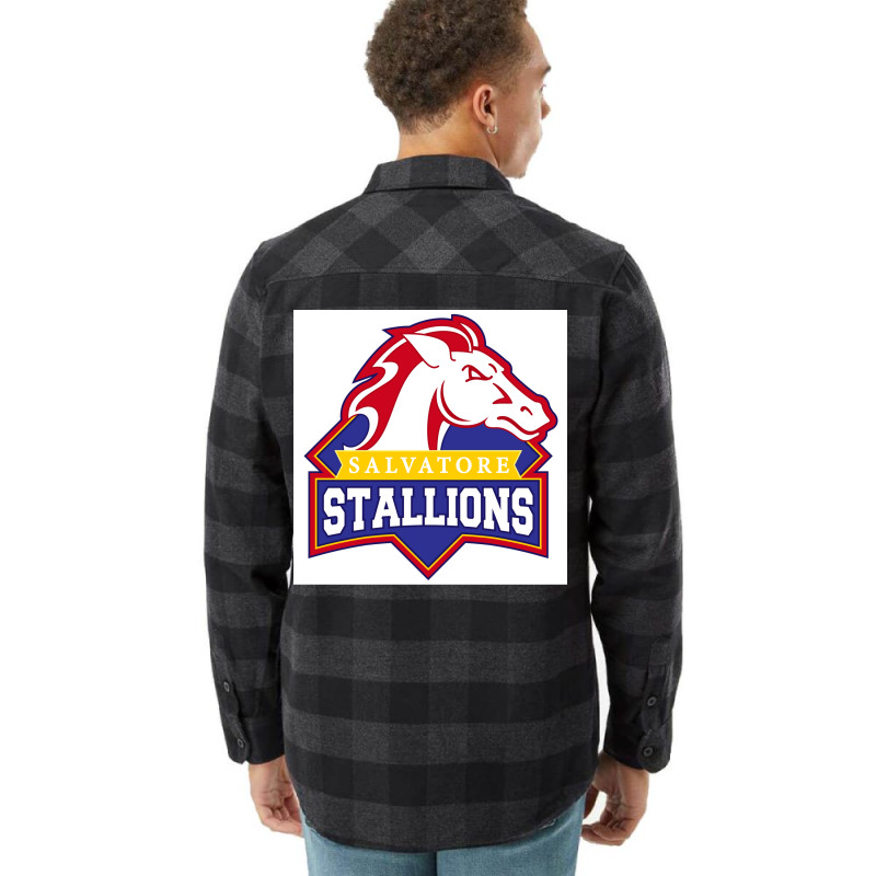 Legacies Salvatore Stallions Poster Flannel Shirt by ferrarperishc | Artistshot