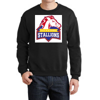 Legacies Salvatore Stallions Poster Crewneck Sweatshirt | Artistshot