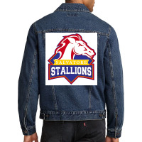 Legacies Salvatore Stallions Poster Men Denim Jacket | Artistshot