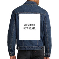 Lifex27s Tough Poster Hippie Men Denim Jacket | Artistshot