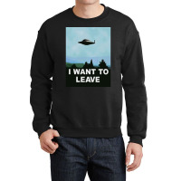 I Want To Beleave Xfiles Variation Poster Humor Crewneck Sweatshirt | Artistshot