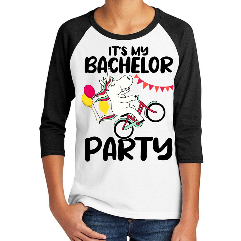 It's My Bachelor Party For Groom Naughty Funny Youth 3/4 Sleeve | Artistshot