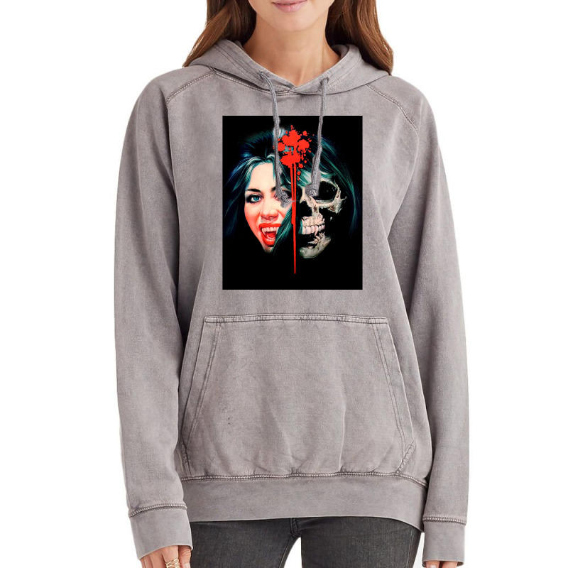 Franco  La Comtesse Noire (female Vampire) Graphic Music Stars Vintage Hoodie | Artistshot