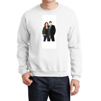 Minimalist Bones Booth And Brennan 2 Poster Love Crewneck Sweatshirt | Artistshot