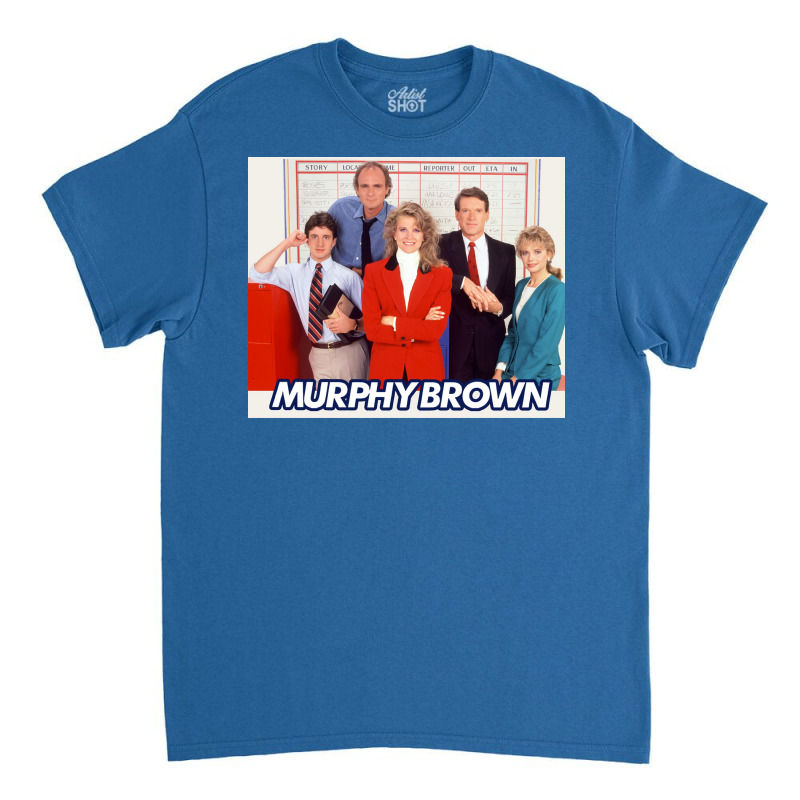 Murphy Brown 90s Tv Show Poster Tumblr Classic T-shirt by gabyorn2 | Artistshot