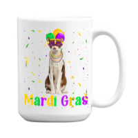 Funny Oriental Cat Mardi Gras Meowdi Gras Kitten Mask T Shirt 15 Oz Coffee Mug | Artistshot