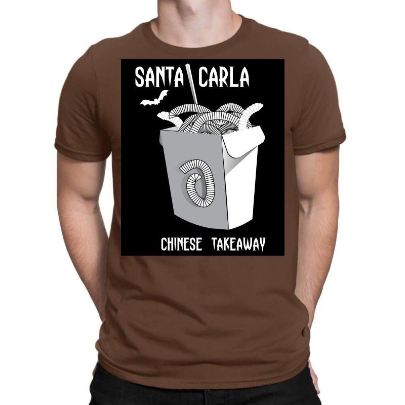 Santa Clara Chinese Takeaway Minimalist Tv Amp Design Film Amp Tv Art T-shirt | Artistshot