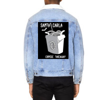 Santa Clara Chinese Takeaway Minimalist Tv Amp Design Film Amp Tv Art Unisex Sherpa-lined Denim Jacket | Artistshot