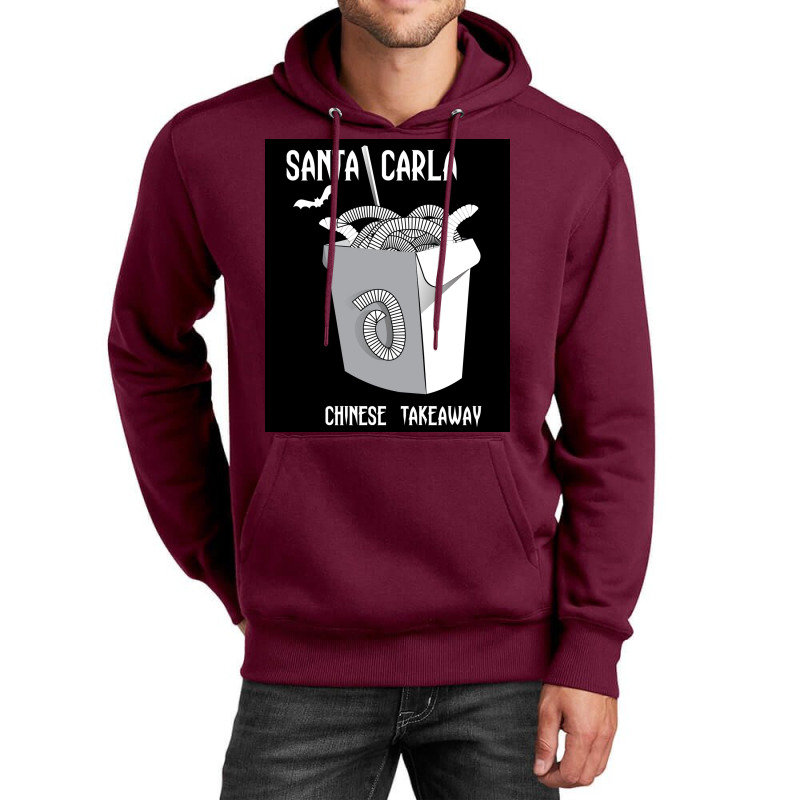 Santa Clara Chinese Takeaway Minimalist Tv Amp Design Film Amp Tv Art Unisex Hoodie | Artistshot