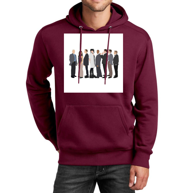 Ncis Cast Drawing Poster Music Unisex Hoodie by ferrarperishc | Artistshot