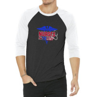 Nurses For Trump 2020 3/4 Sleeve Shirt | Artistshot