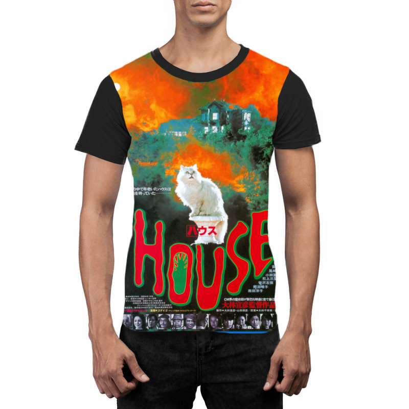 House 1977 Nobuhiko Obayashi Vintage Japanese Poster Classic Funny Aes Graphic T-shirt by fadeafqank | Artistshot