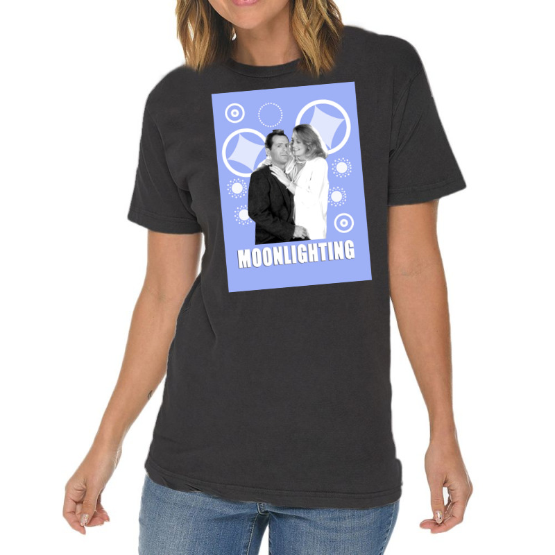 Moonlighting Poster Cute Vintage T-Shirt by taboragriggsu | Artistshot