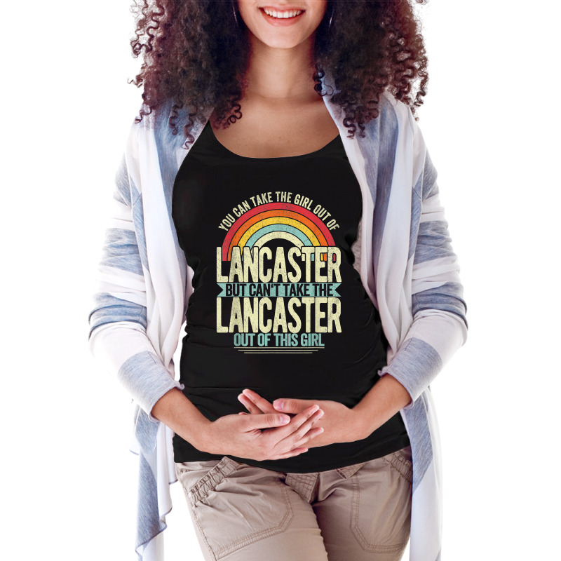 Girl Out Of Lancaster California Hometown Home Lancaster T Shirt Maternity Scoop Neck T-shirt | Artistshot