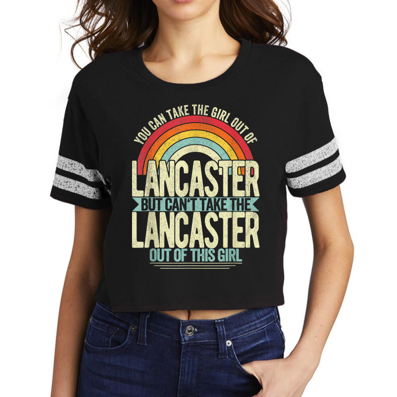 Girl Out Of Lancaster California Hometown Home Lancaster T Shirt Scorecard Crop Tee | Artistshot