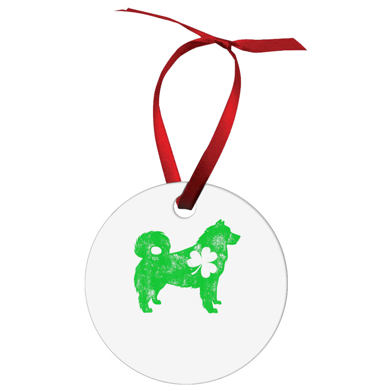 Alaskan Malamute St Patricks Day Boys Girls Shamrock Dog Ornament | Artistshot