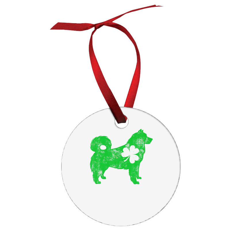 Alaskan Malamute St Patricks Day Boys Girls Shamrock Dog Ornament | Artistshot