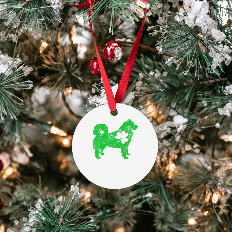 Alaskan Malamute St Patricks Day Boys Girls Shamrock Dog Ornament | Artistshot