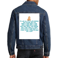 Shoe By Rachel Poster Summer Men Denim Jacket | Artistshot