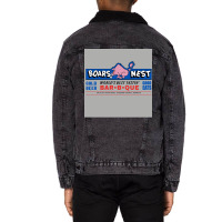 The Boars Nest Hazzard County Poster Cool Unisex Sherpa-lined Denim Jacket | Artistshot