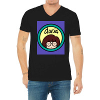 Seeing Through Circle Mirror Poster Funny V-neck Tee | Artistshot