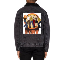 That 70s Show Poster Retro Girl Unisex Sherpa-lined Denim Jacket | Artistshot