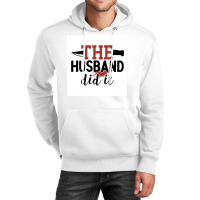 The Hus Did It Funny Crime Poster Boy Unisex Hoodie | Artistshot