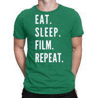 Eat Sleep Film Repeat Classic Funny 70s T-shirt | Artistshot