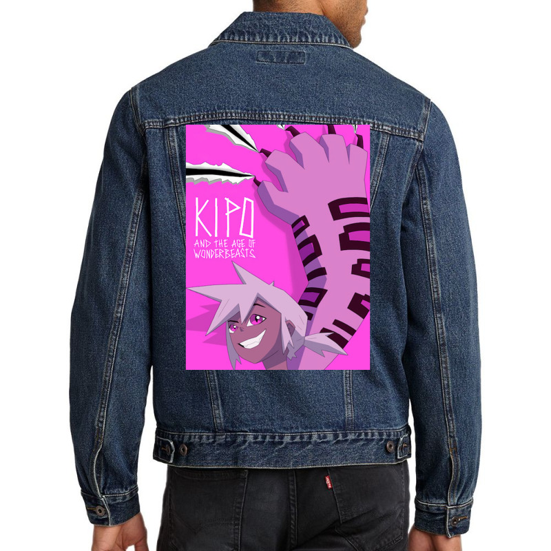 The Girl Tiger Poster Hippie Men Denim Jacket by ferrarperishc | Artistshot