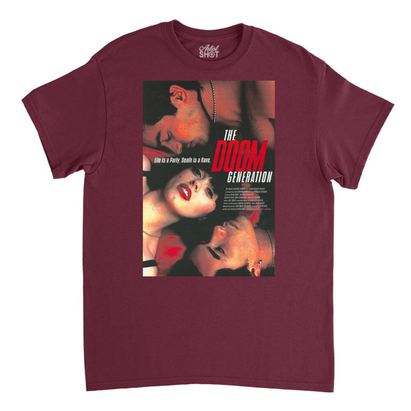 The Doom Generation Poster Classic Yellow 80s Classic T-shirt | Artistshot