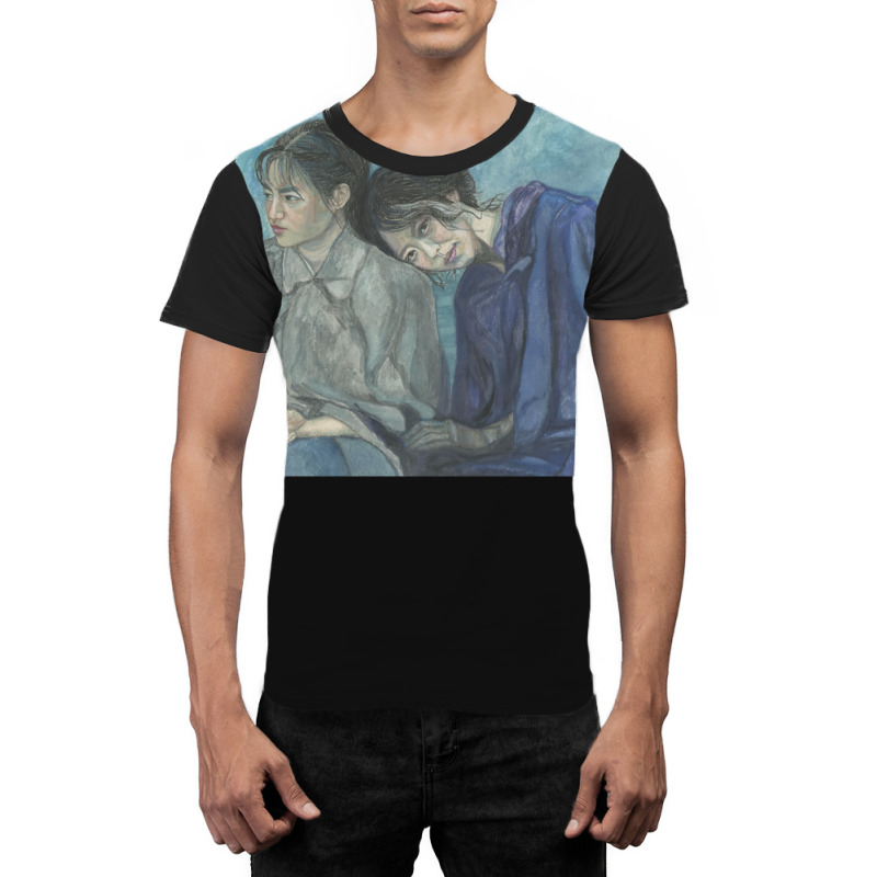 The Handmaiden Film Still Watercolor Long 70s 80s Graphic T-shirt by ulluqebaduza3 | Artistshot