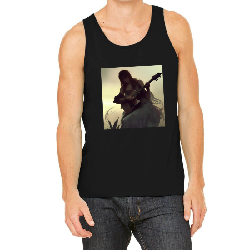 Ancient Guitarist Photo Tank Top | Artistshot