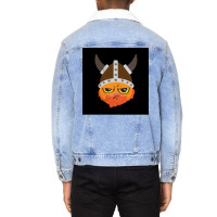 Viking Cat Cat Viking Helmet Emotion Gift  Retro Hipster Unisex Sherpa-lined Denim Jacket | Artistshot