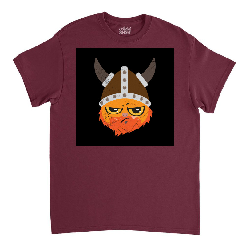 Viking Cat Cat Viking Helmet Emotion Gift  Retro Hipster Classic T-shirt | Artistshot