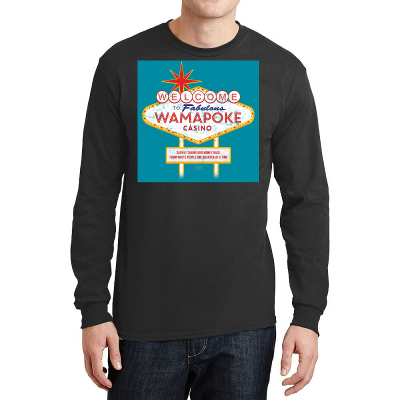 Wamapoke Casino Poster Aesthetic Long Sleeve Shirts | Artistshot