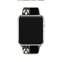 Wuff Da Uff Da And Woof Pun With Shnautser Dog In Viking Helmet  Girl Apple Watch Band | Artistshot