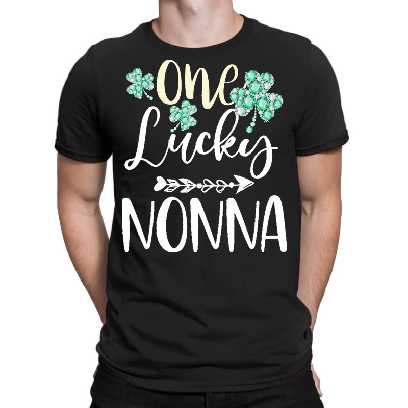 One Lucky Nonna Shamrock T  Shirt One Lucky Nonna Diamond Shamrock Pat T-shirt | Artistshot