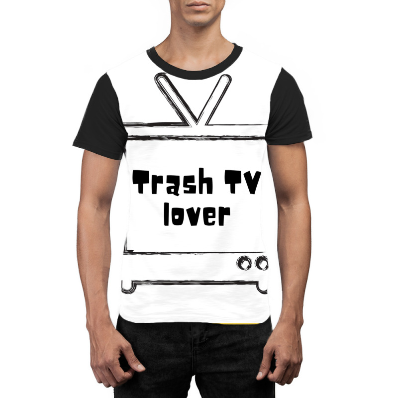 Trash Tv Lover Poster Cool Graphic T-shirt by ferrarperishc | Artistshot