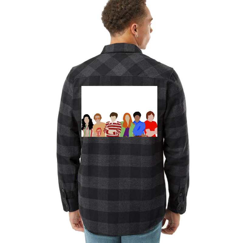 That 70x27s Show Minimalist Squad Poster Nostalgia Flannel Shirt by taboragriggsu | Artistshot