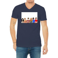 That 70x27s Show Minimalist Squad Poster Nostalgia V-neck Tee | Artistshot