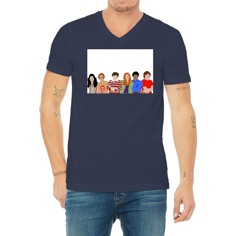 That 70x27s Show Minimalist Squad Poster Nostalgia V-Neck Tee by taboragriggsu | Artistshot