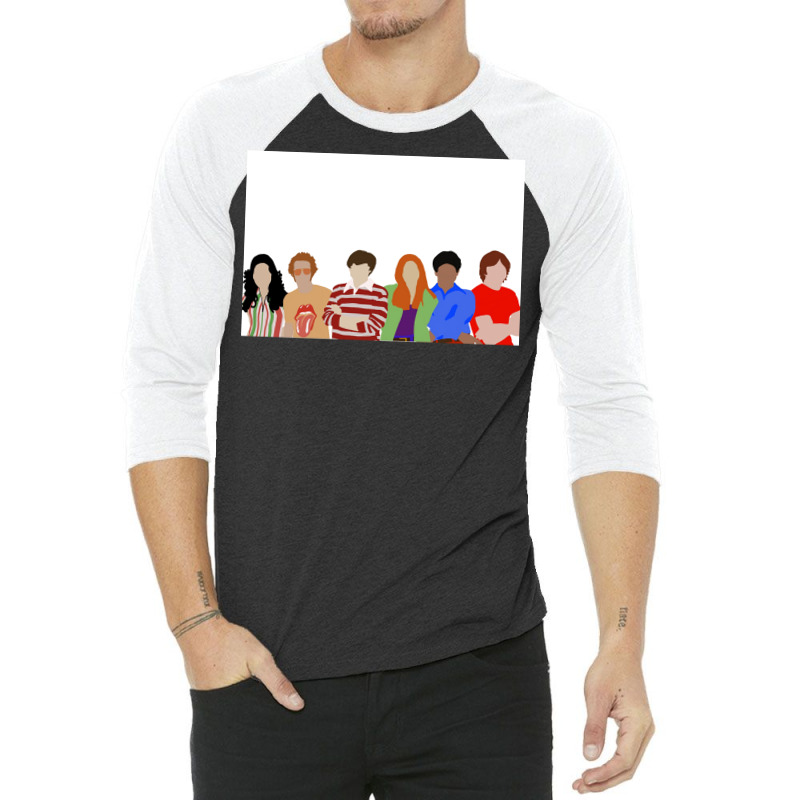 That 70x27s Show Minimalist Squad Poster Nostalgia 3/4 Sleeve Shirt by taboragriggsu | Artistshot