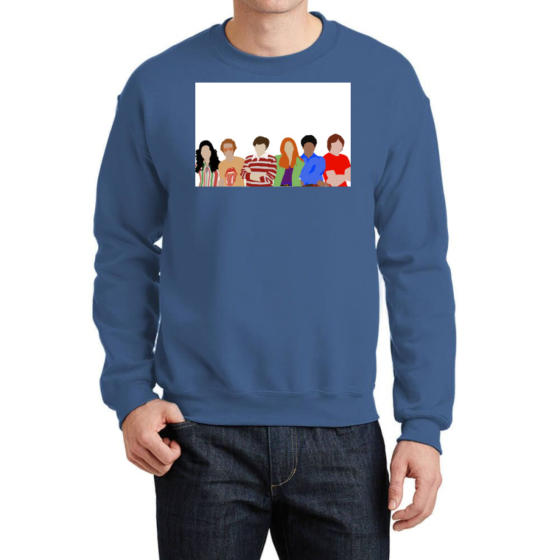 That 70x27s Show Minimalist Squad Poster Nostalgia Crewneck Sweatshirt by taboragriggsu | Artistshot