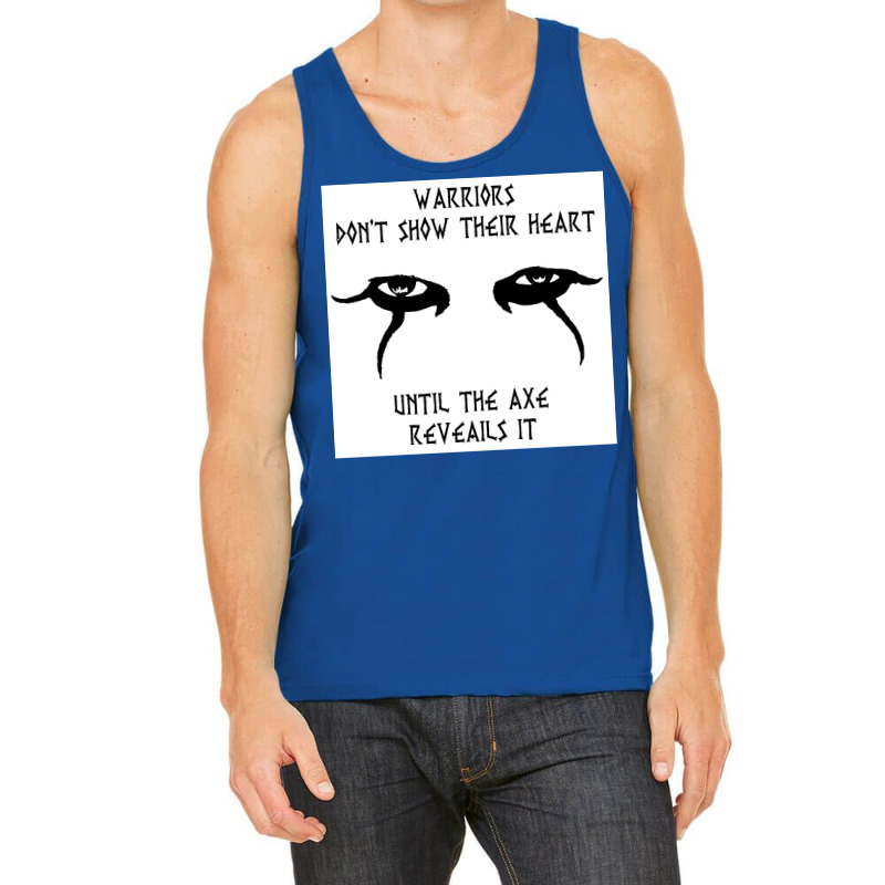 Vikings F Warriors Donx27t Show Their Hearts Poster Tank Top | Artistshot