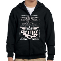 King / Father's Day Baby Jumpsuit Youth Zipper Hoodie | Artistshot